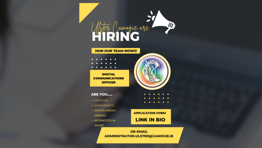 Job Vacancy Re-advertisement – Digital Communications Officer